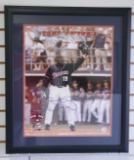 2001 Tony Gwynn Autographed Final Game Poster Sports Image Authenticated.