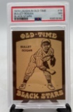 Graded 1974 Laughlin Old Time Black Stars #19 Bullet Rogan Near Mint 7 Set Break