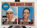 1968 Johnny Bench Topps Rookie Baseball Card