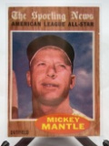 1962 Mickey Mantle Topps All Star Baseball Card