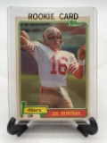 1981 Joe Montana Topps Rookie Football Card