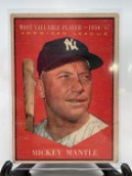 1961 Mickey Mantle Topps 1956-57 MVP Baseball Card