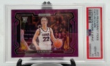 Graded 2024 Caitlin Clark Prizm Draft Picks Rookie Basketball Card Variation Purple Wave
