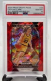 Graded 2024 Caitlin Clark Prizm Draft Picks Rookie Basketball Card All American Red Ice