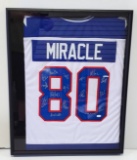 JSA Certified Miracle Autographed Framed Jersey