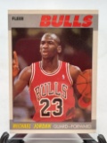 1987 Michael Jordan Fleer Basketball Card 2nd Year