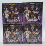 4 Sealed Panini 2024 Prizm Basketball Mega Box Draft Picks Caitlin Clark, Red Ice