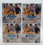 4 Sealed Topps 2024-25 Bowman Chrome U Basketball Mega Box Cooper Flag, Green Shimmer Cards