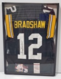 JSA Authentic Terry Bradshaw Autograph Framed Jersey
