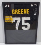 Joe Greene Autograph Framed Jersey