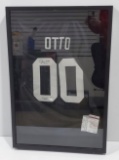 JSA Authentic Jim Otto Autograph Framed Jersey HOF 80