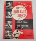 Autograph Signature Babe Ruth Signed on The Babe Ruth Story Book