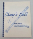 Autograph Signature Muhammad Ali Signed ChampÕs Field Niles Junior Baseball 2004 Book