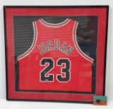 Upper Deck Authentic Michael Jordan Autographed Jersey in Frame