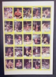 1985 Star Uncut Sheet NBA Court Kings Large 5