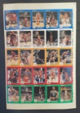1985 Star Uncut Sheet NBA Court Kings Large 5