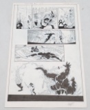 Cam Smith Spiderman Scarlet Spider #4 P.14 Original Art Signed on bottom of page