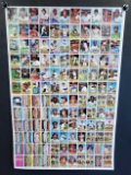 1976 Topps Baseball Trading Cards Uncut Sheet Featuring 132 Cards Team, Rookies Cards