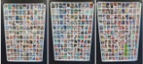 3 Topps 1987 Football Trading Cards Uncut Sheets, Complete Set