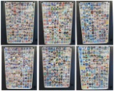 6 Topps 1987 Baseball Trading Cards Uncut Sheets 792 Cards FULL COMPLETE SET