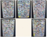 5 Topps 1985 Baseball Trading Cards Uncut Sheets, 660 Cards with Lots of HOFÕs