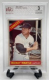 1966 Topps #50 Mickey Mantle Beckett 3 Very Good