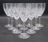 (10) Waterford Crystal Araglin Water Goblets