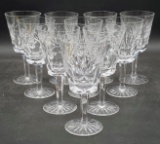 (10) Waterford Crystal Ashling Water Goblets