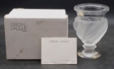 Lalique Ermenonville Satin Crystal Vase