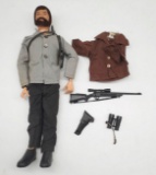 Vintage G. I. Joe Action Figure with Fuzzy Hair and Beard