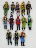 (13) 1980s Hasbro G.I. Joe 3.75in ARAH Action Figure