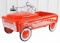 Restored Castelli Co. Fire Chief Pedal Car
