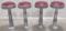 Set Of 4 Vintage Soda Fountain / Ice Cream Parlor / Diner Stools