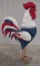 Giant 6ft Patriotic Rooster / Chicken Metal Art Sculpture