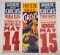 3) Vintage 3-1/2ft Hoxie Bros Circus Posters / Elephant Graphics