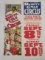 2) Vintage 3-1/2ft Beatty Cole Bros Circus Posters / Lion Graphic