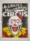 Vintage Al G. Kelly & Miller Bros Circus Poster / Clown Graphic