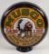 Contemporary Musgo Gasoline Gas Pump Globe w/Glass Lenses