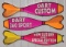 3) 6ft 1970s Dodge Dart Dealership Banners / Custom / Sport / Luxury