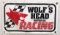 5ft Vintage Wolf's Head Racing Motor Oil Advertising Banner