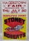 Vintage Stoney Roberts Demolition Derby Hagerstown Fair Cardboard Sign