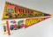 Lot of 2 Vintage Auto Racing Felt Pennants