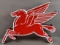 3-1/2ft Mobil Pegasus Custom Lighted Service Station Sign