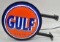 Custom Gulf Gas Station 2-Sided Lighted Sign