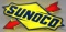 Sunoco Service Station Lighted Embossed Custom Sign