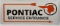 5ft SSP Pontiac Service Entrance Fantasy Dealership Style Sign