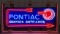 Custom Pontiac Service Entrance Neon Sign