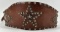 1940s-50s Boyt Custom Studded Leather Motorcycle Kidney Belt
