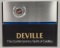 Vintage Cadillac Deville Metal Dealership Advertising Sign