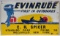 Vintage SST Evinrude Outboard Boat Motors Embossed Dealer Sign